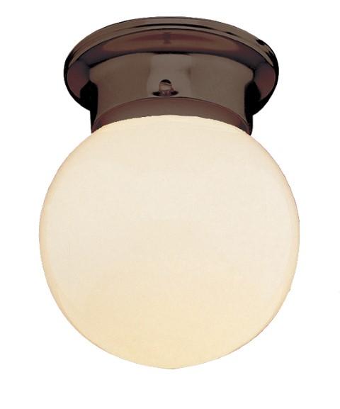 1LT FLUSH- 6"" GLOBE- OPAL